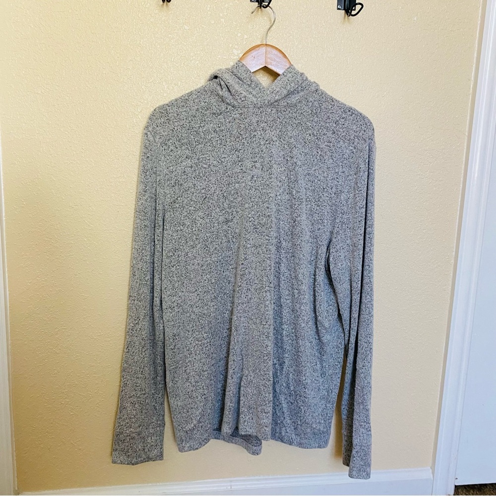 Express Heather Gray Knit Sweater